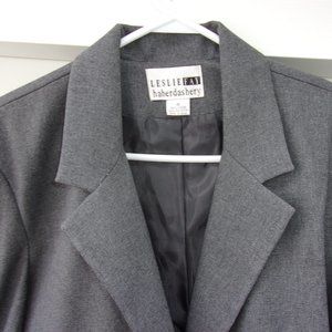 LESLIE FAY HABERDASHERY WOMENS BLAZER SIZE 18